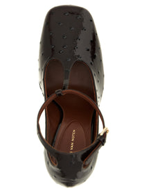 Dries Van Noten Sculptural Heel Pumps Red
