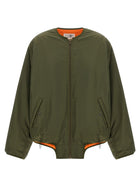 MM6 Maison Margiela Sculptural Hem Jacket Green