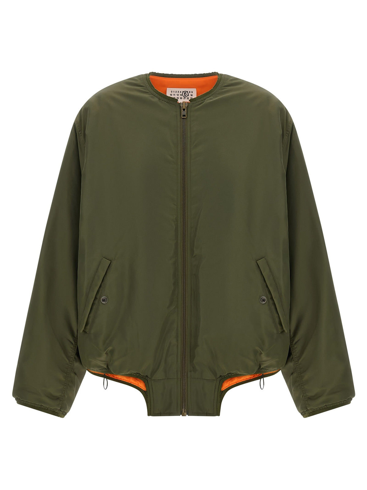 MM6 Maison Margiela Sculptural Hem Jacket Green