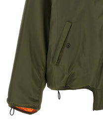 MM6 Maison Margiela Sculptural Hem Jacket Green