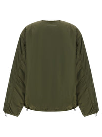 MM6 Maison Margiela Sculptural Hem Jacket Green