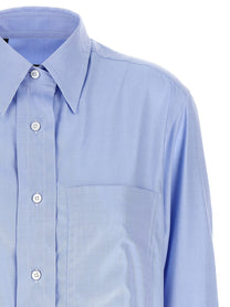 Brioni Sea Island Cotton Shirt Blue