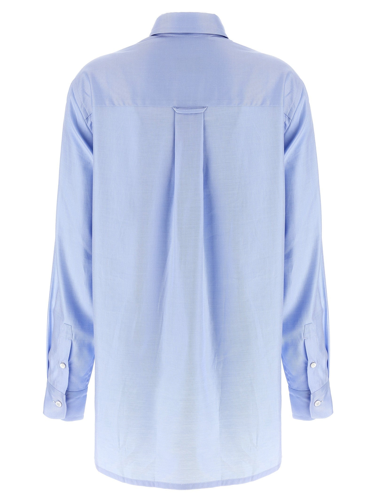 Brioni Sea Island Cotton Shirt Blue