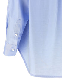 Brioni Sea Island Cotton Shirt Blue