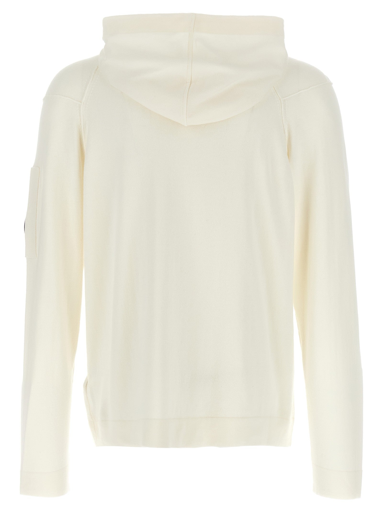 C.P. Company Sea Island Hoodie White