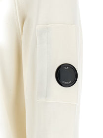 C.P. Company Sea Island Hoodie White