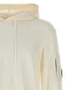 C.P. Company Sea Island Hoodie White, view 3