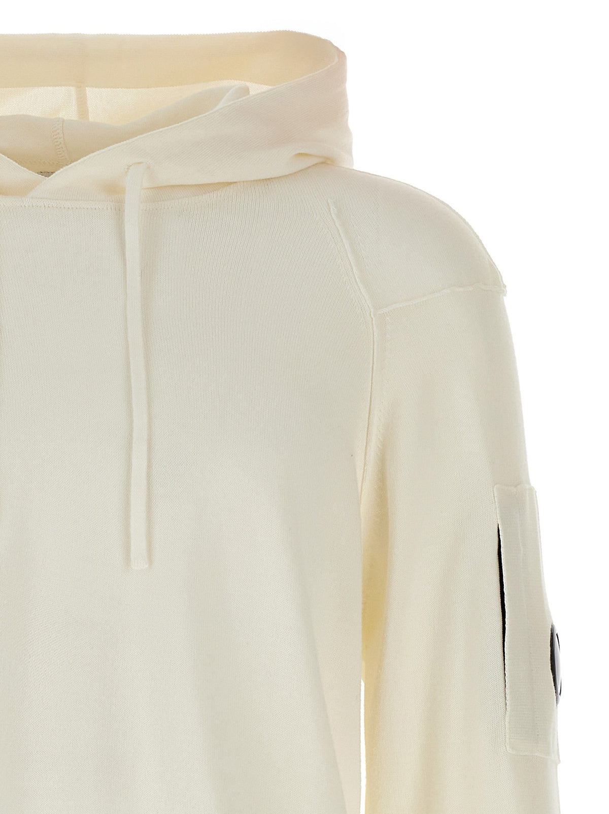 C.P. Company Sea Island Hoodie White