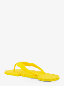 Zimmermann Women's Seafoam Thong Rubber Flip Flops Yellow, view 3