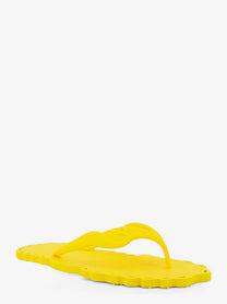 Zimmermann Women's Seafoam Thong Rubber Flip Flops Yellow, view 2