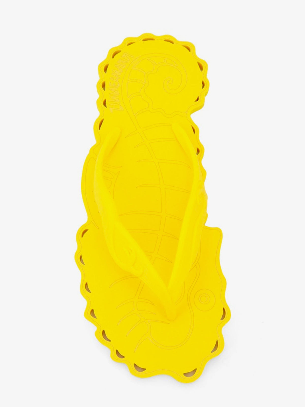 Zimmermann Women's Seafoam Thong Rubber Flip Flops Yellow, view 5