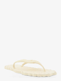 Zimmermann Women's Seafoam Thong Rubber Sandals White