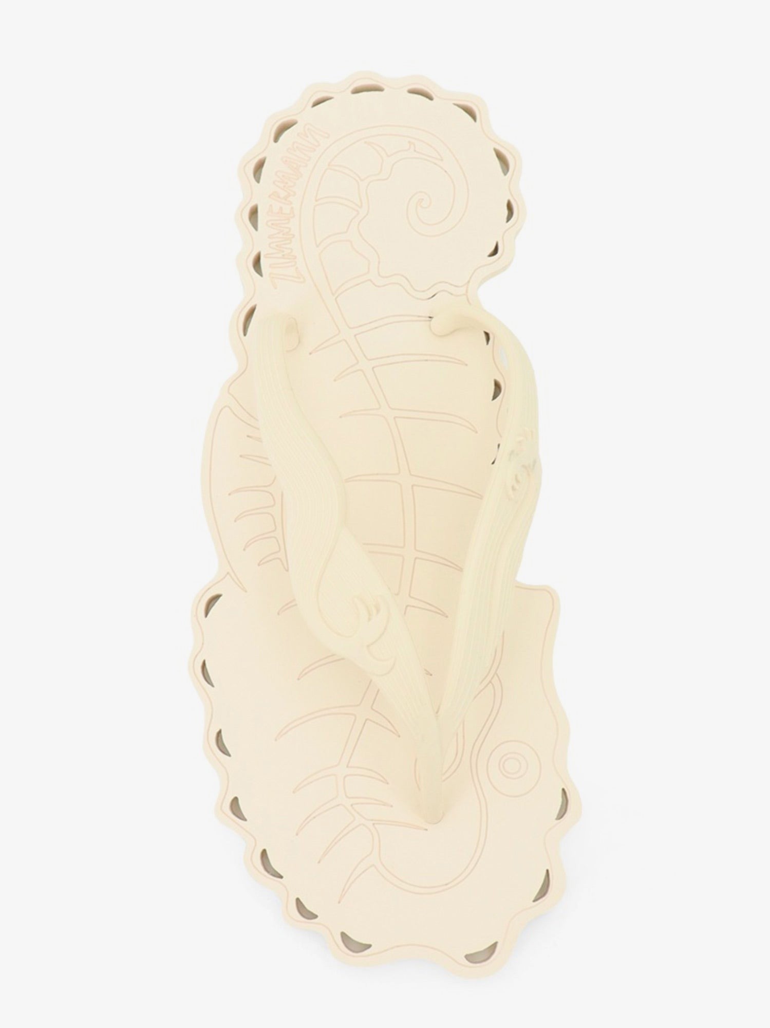 Zimmermann Women's Seafoam Thong Rubber Sandals White