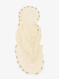 Zimmermann Women's Seafoam Thong Rubber Sandals White