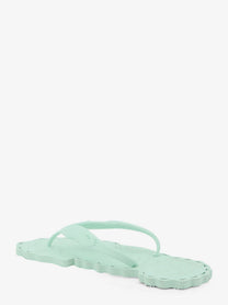 Zimmermann Women's Seafoam Thong Rubber Sandals Green, view 3