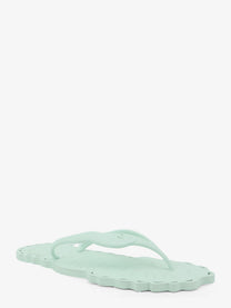 Zimmermann Women's Seafoam Thong Rubber Sandals Green, view 2
