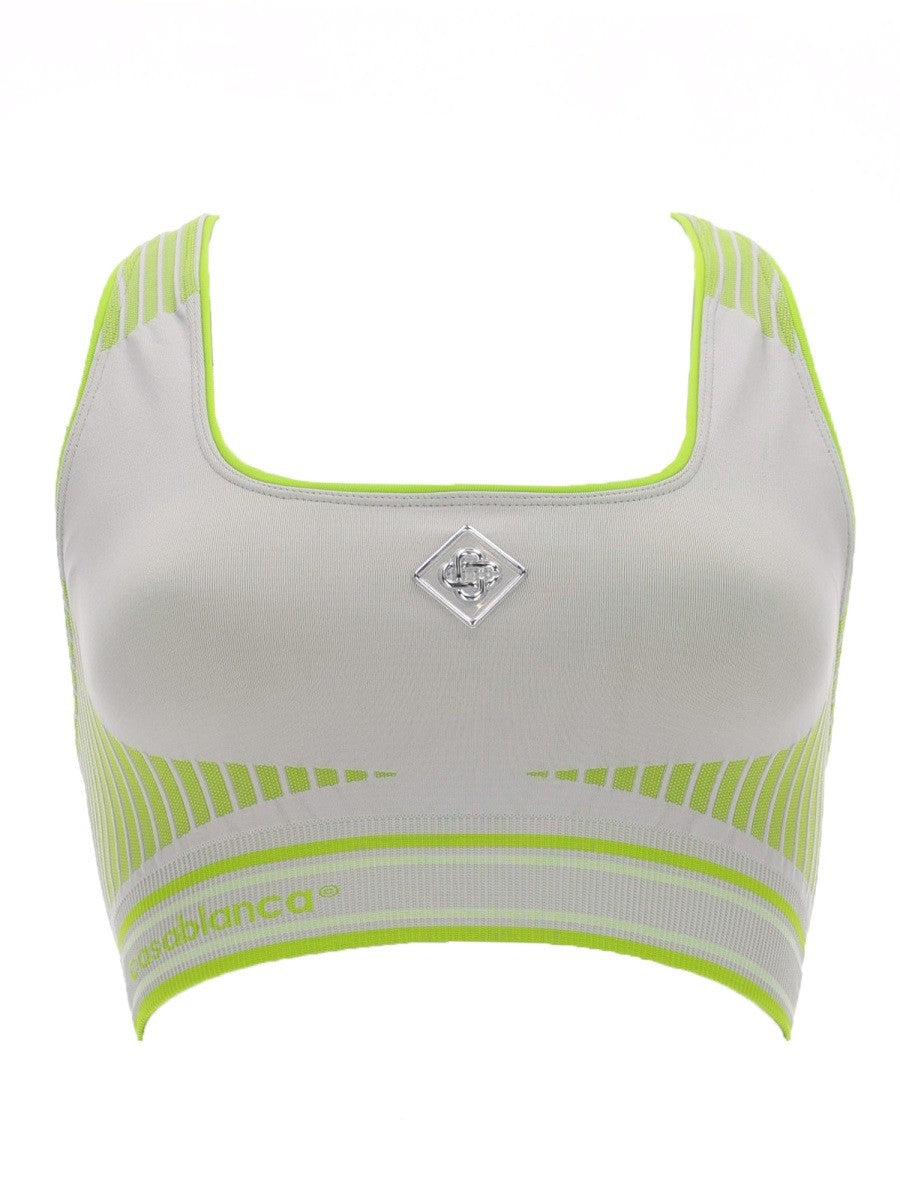 Casablanca Women's Seamless Bralette Top Grey