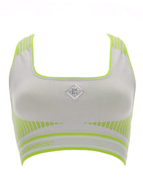 Casablanca Women's Seamless Bralette Top Grey