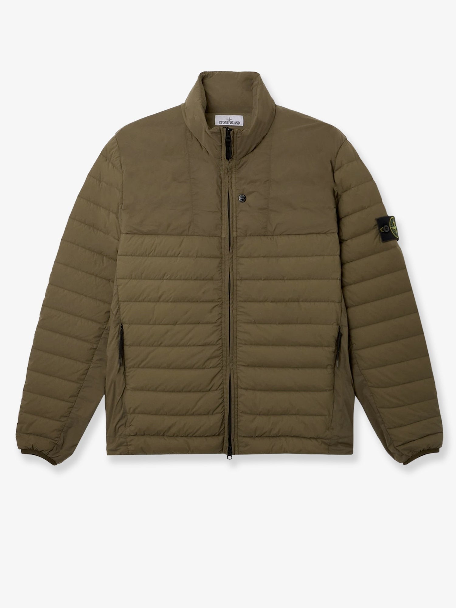 Stone Island Men's Seamless Tunnel Nylon Down TC Down Jacket Green
