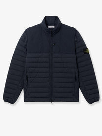 Stone Island Men's Seamless Tunnel Nylon Down TC Down Jacket Blue