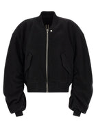 Rick Owens Secchia Flight Bomber Jacket Black