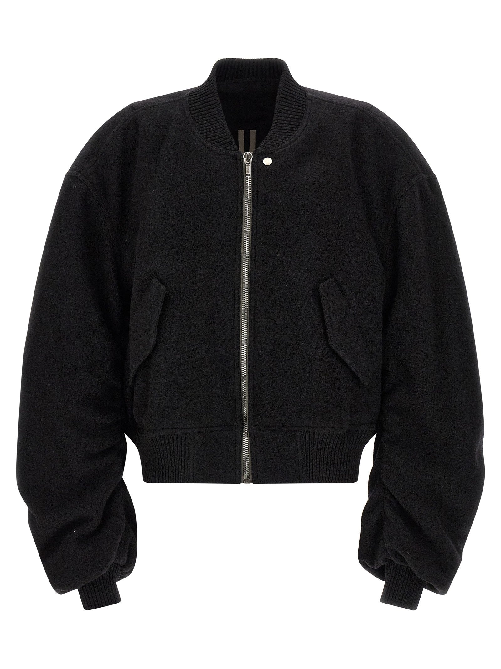 Rick Owens Secchia Flight Bomber Jacket Black