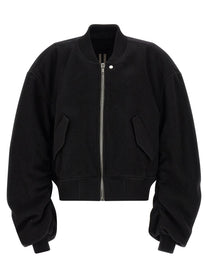 Rick Owens Secchia Flight Bomber Jacket Black