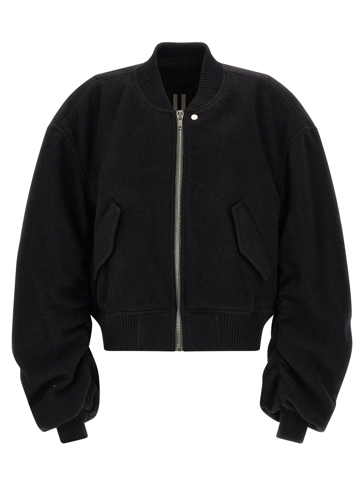 Rick Owens Secchia Flight Bomber Jacket Black