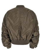 Rick Owens Secchia Flight Bomber Jacket Grey, view 2