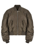 Rick Owens Secchia Flight Bomber Jacket Grey