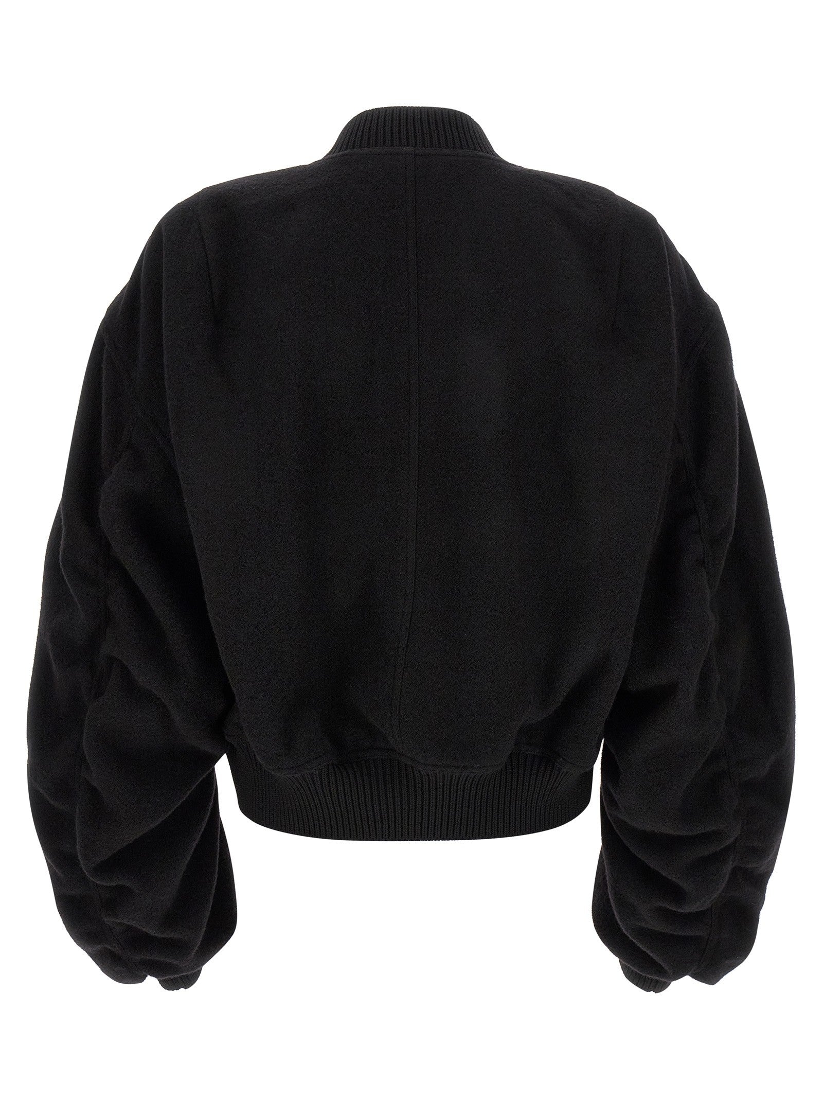 Rick Owens Secchia Flight Bomber Jacket Black