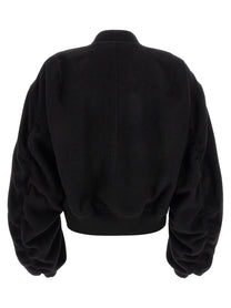 Rick Owens Secchia Flight Bomber Jacket Black