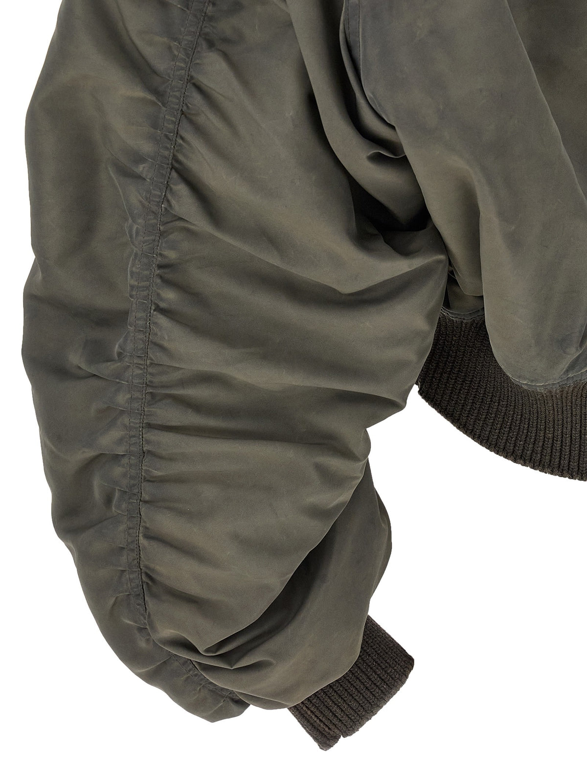 Rick Owens Secchia Flight Bomber Jacket Grey, view 5
