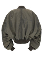 Rick Owens Secchia Flight Bomber Jacket Grey, view 2