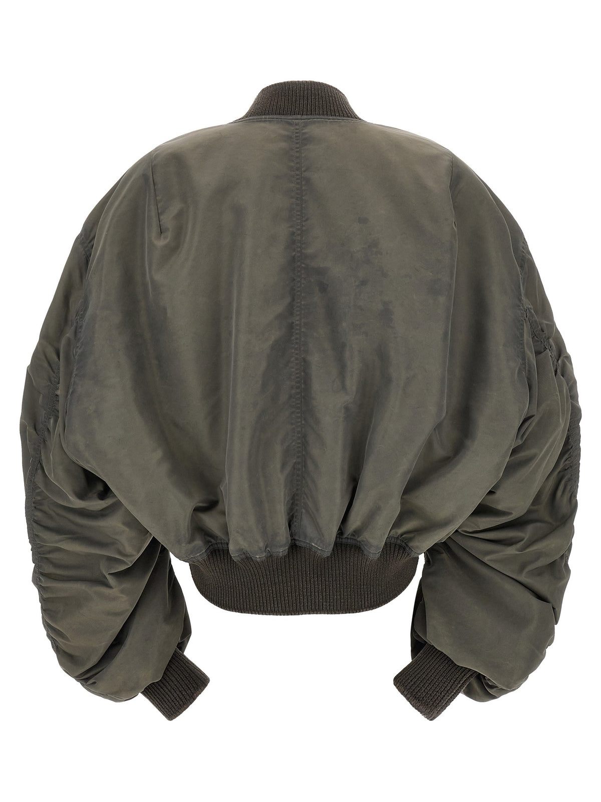 Rick Owens Secchia Flight Bomber Jacket Grey, view 2