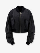 Rick Owens Women's Secchia Nylon and Cotton Blend Crop Jacket Black