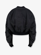 Rick Owens Women's Secchia Nylon and Cotton Blend Crop Jacket Black, view 2