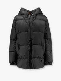 Max Mara The Cube Women's Seia the Cube Hooded Down Jacket Black