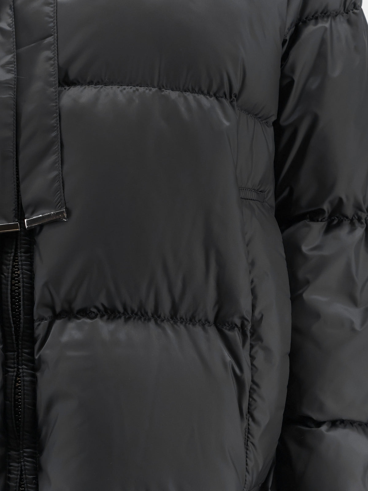 Max Mara The Cube Women's Seia the Cube Hooded Down Jacket Black