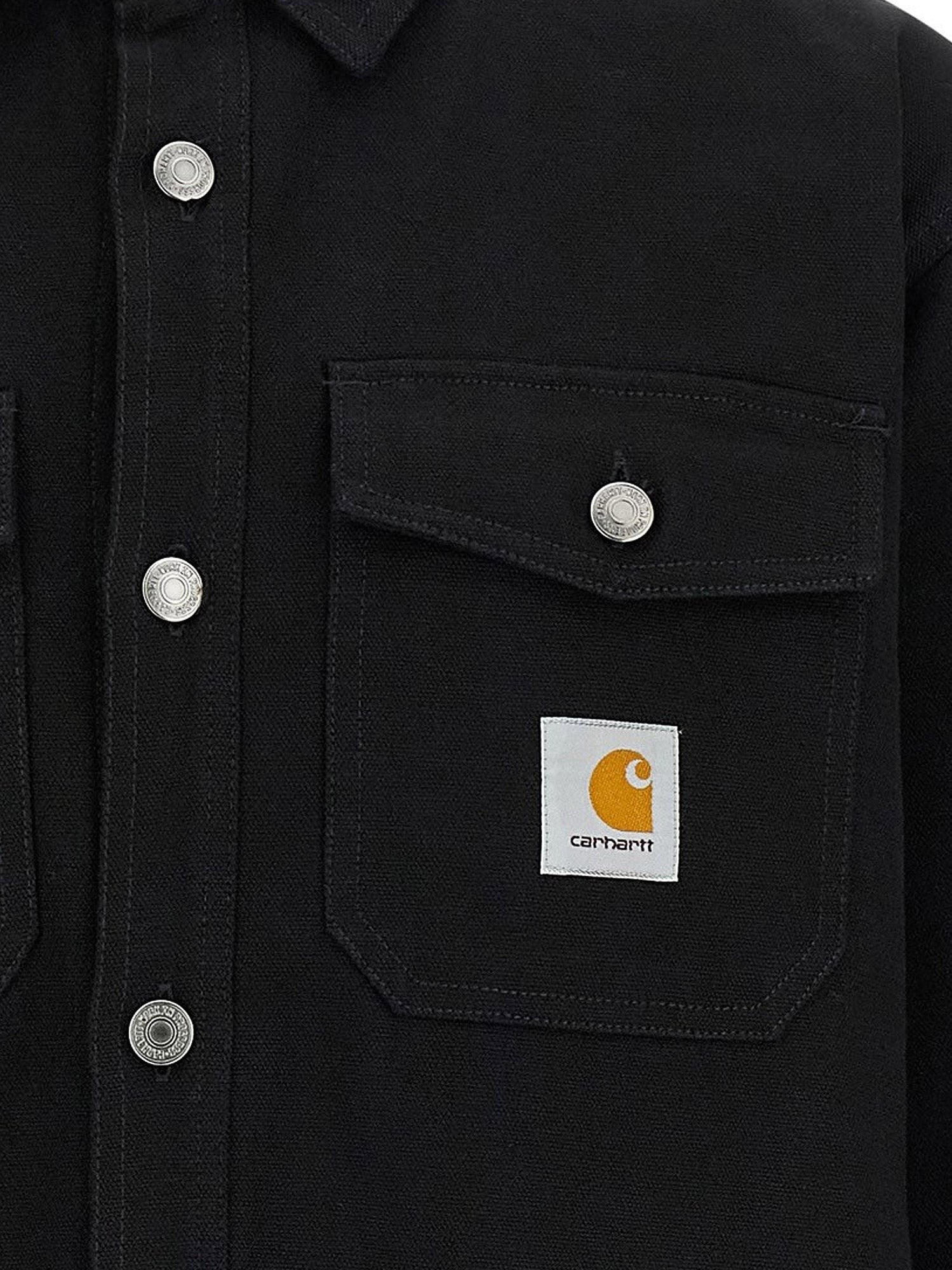 Carhartt Wip Men's Selby Shirt Cotton Jacket Black