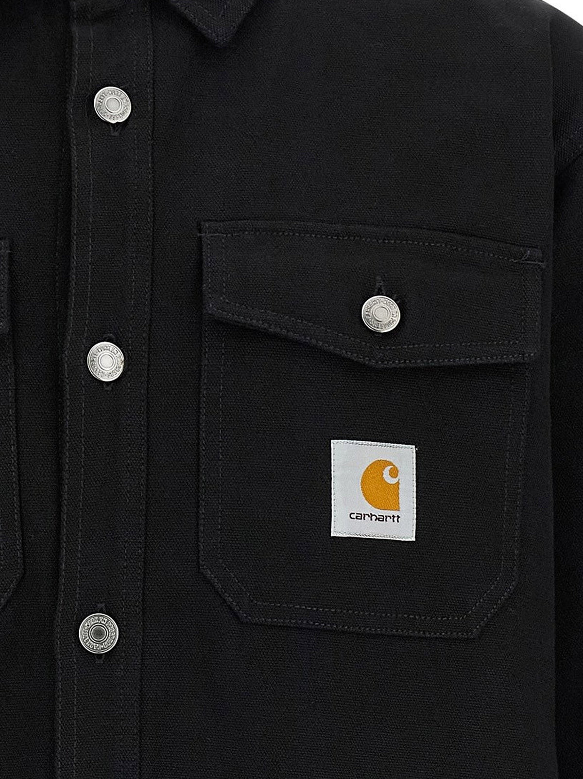 Carhartt Wip Men's Selby Shirt Cotton Jacket Black