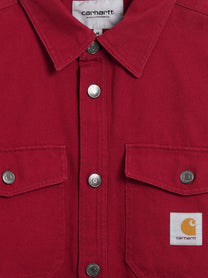 Carhartt Wip Men's Selby Shirt Cotton Jacket Red