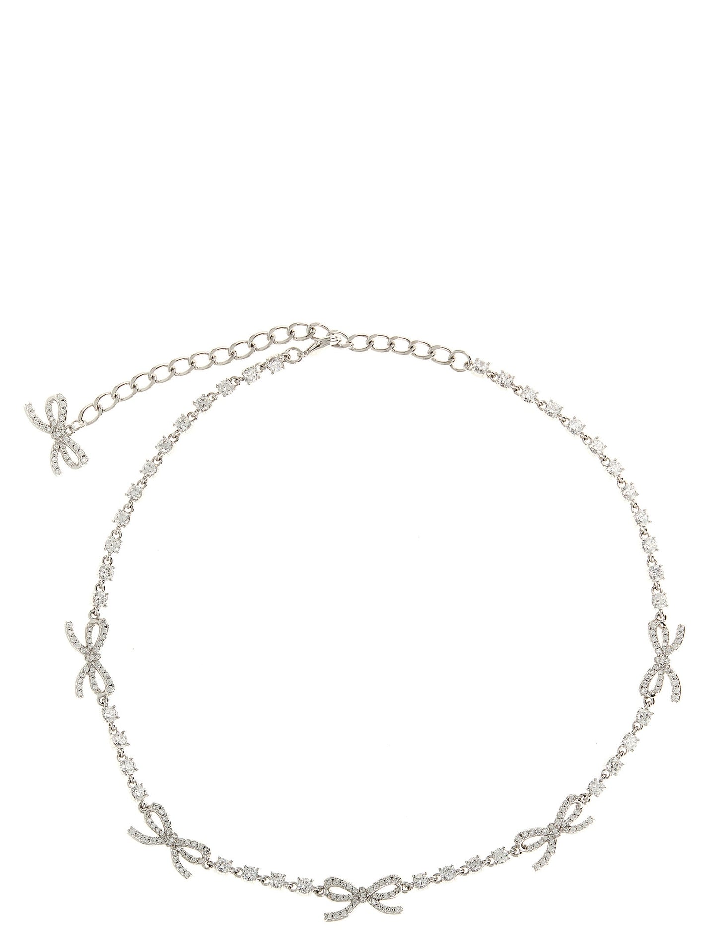 SELF PORTRAIT - SELF PORTRAIT - ’Crystal Bow’ necklace - Women’s Accessories