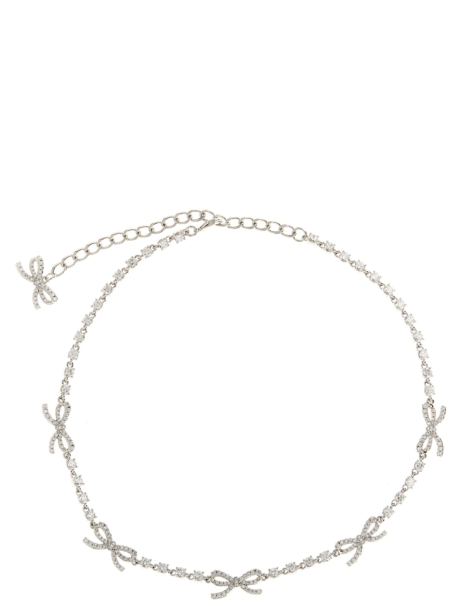 SELF PORTRAIT - SELF PORTRAIT - ’Crystal Bow’ necklace - Women’s Accessories