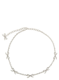 SELF PORTRAIT - SELF PORTRAIT - ’Crystal Bow’ necklace - Women’s Accessories