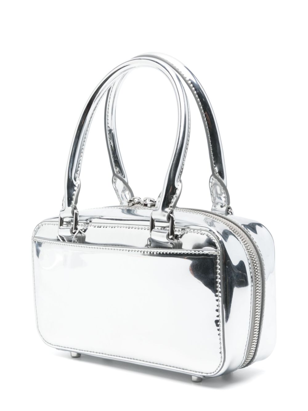 Self-Portrait - Self-Portrait mini leather tote bag - Clutches
