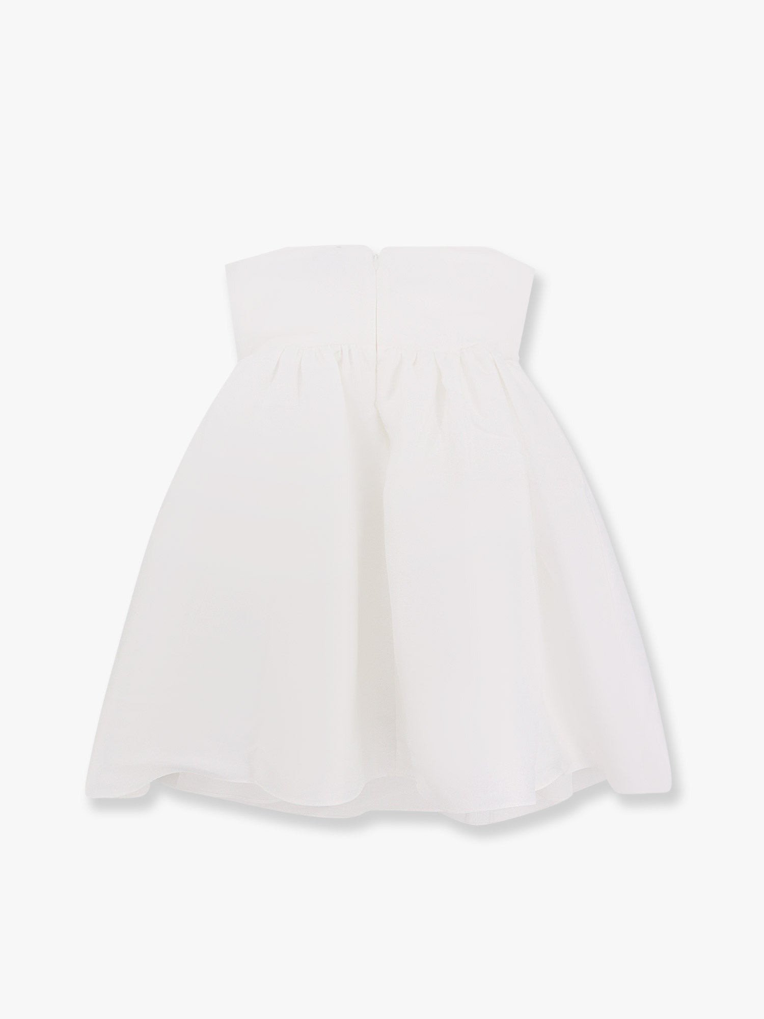 SELF PORTRAIT - Self Portrait Taffeta Décolleté Dress With Bow - Woman-&gt;Clothing-&gt;Dresses