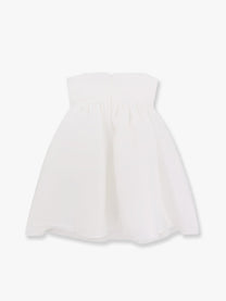SELF PORTRAIT - Self Portrait Taffeta Décolleté Dress With Bow - Woman-&gt;Clothing-&gt;Dresses