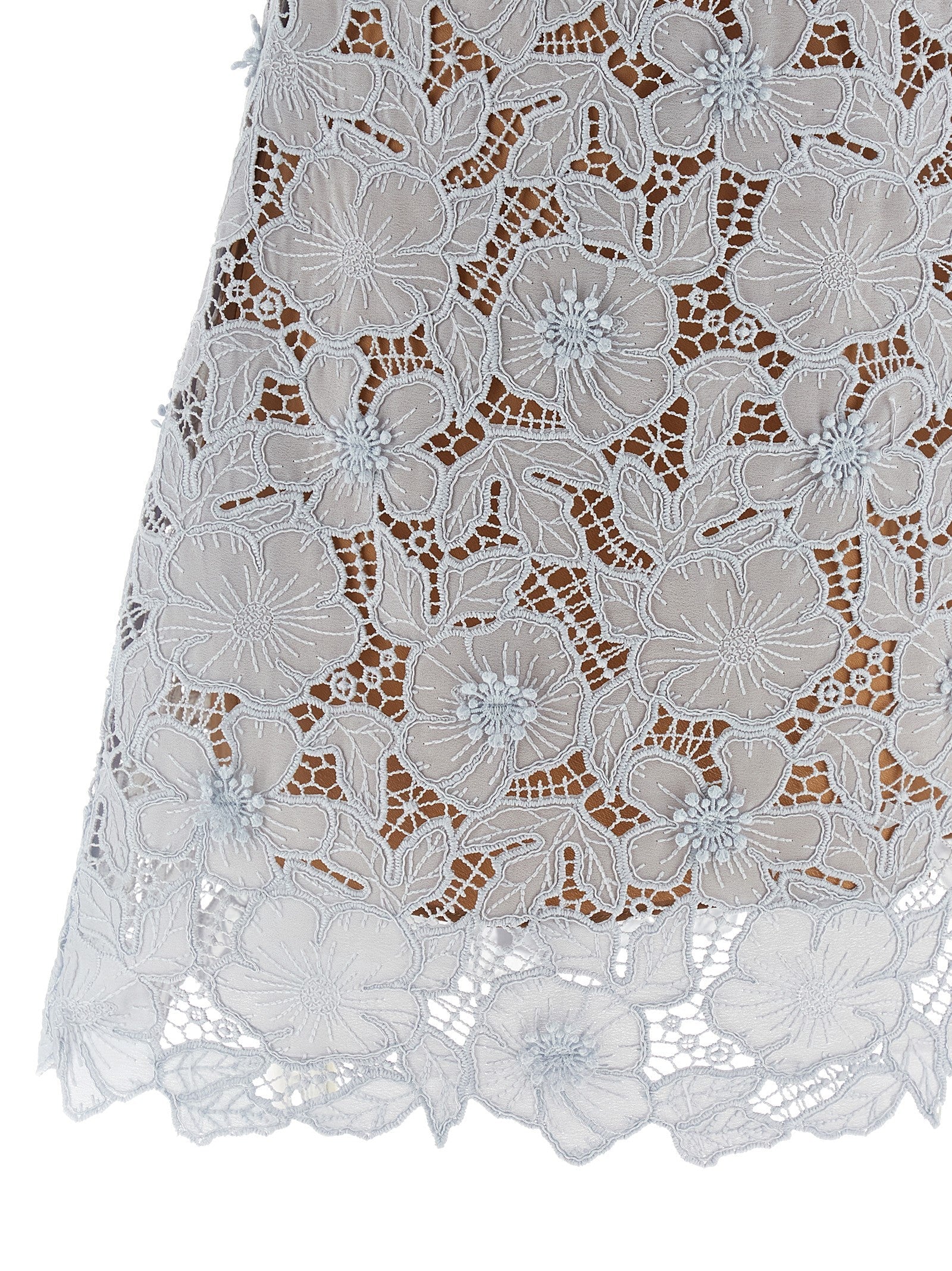 SELF PORTRAIT - SELF PORTRAIT - ’Blue Guipure Lace Mini’ dress - Women’s Clothing