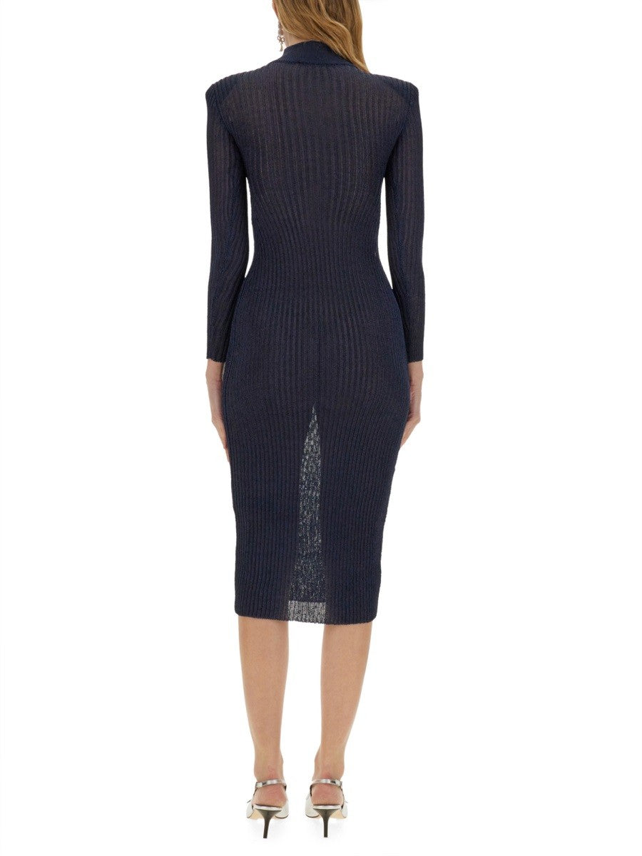 SELF-PORTRAIT - Self Portrait Lurex Knit Maxi Dress - Woman-&gt;Clothing-&gt;Dresses